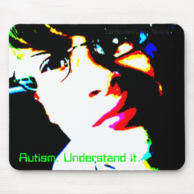 "Understand Me" Autism Awareness Mousepad (Front)