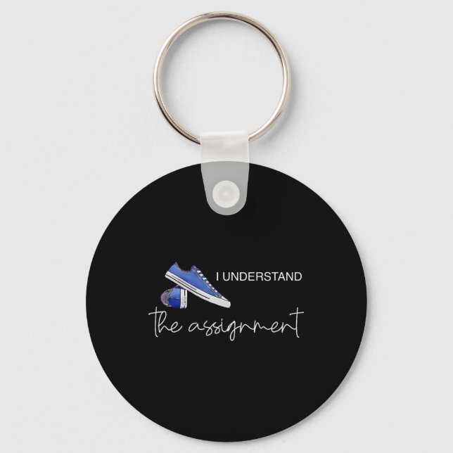 Understand The Ignment Kamala Voting Kamala Harris Key Ring (Front)