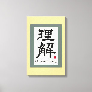 Understanding Chinese Calligraphy Art Canvas Print