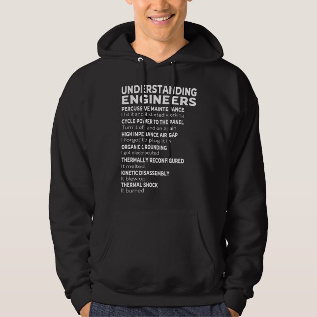 understanding engineers hoodie (Front)