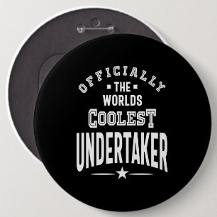 Undertaker Job Title Gift 6 Cm Round Badge