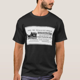 Undertaker Vintage Illustration Mens Black T-shirt