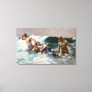 Undertow   Winslow Homer   Canvas Print