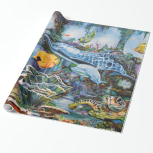 Underwater 27 Wrapping Paper