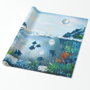 Underwater 5A Wrapping Paper