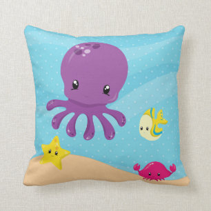 Underwater animals cushion