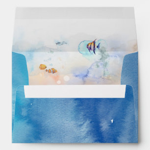 Underwater Aquarium  Under the Sea Tropical Fish Envelope