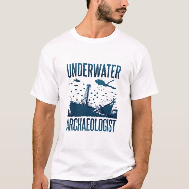 Underwater Archaeologist T-Shirt (Front)