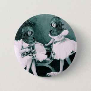 Underwater Ballet 6 Cm Round Badge