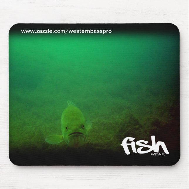 Underwater Bass Mousepad (Front)