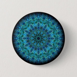 Underwater Beauty kaleidoscope 6 Cm Round Badge