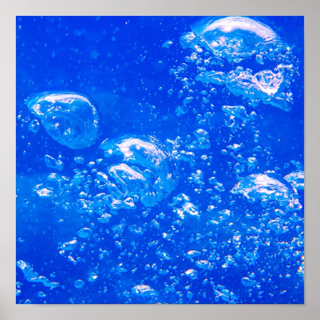 Underwater Bubbles Poster (Front)