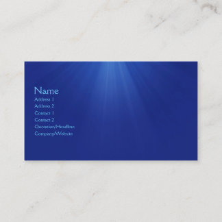 Underwater Business Card
