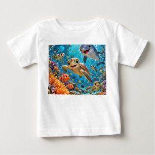 Underwater Cartoon Reef T-Shirt