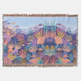 Underwater Coral Reef Blanket