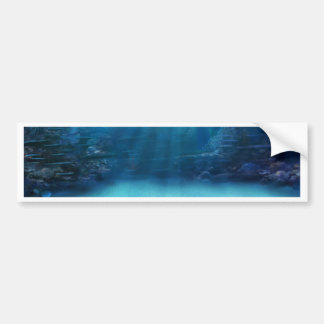 Underwater Coral Reef Towers Bumper Sticker