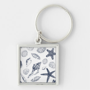 Underwater creatures key ring