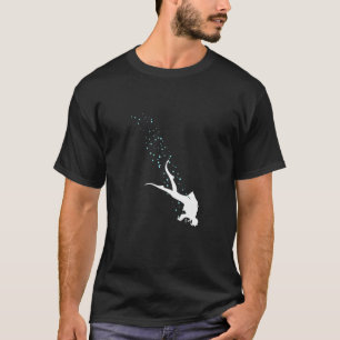 Underwater Divers Diving Swimming Sea Scuba Dive W T-Shirt