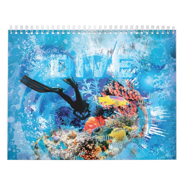 Underwater Diving Exploration Coral reef Calendar (Cover)
