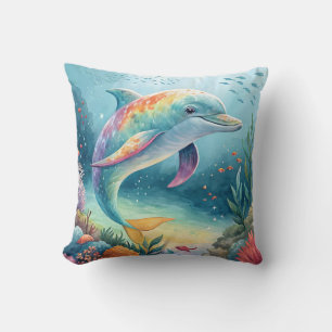 Underwater Dolphin Cushion