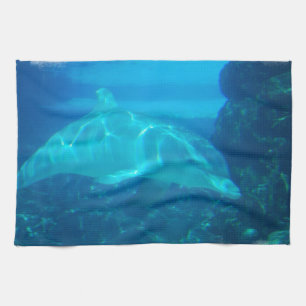 Underwater Dolphin Kitchen Towel