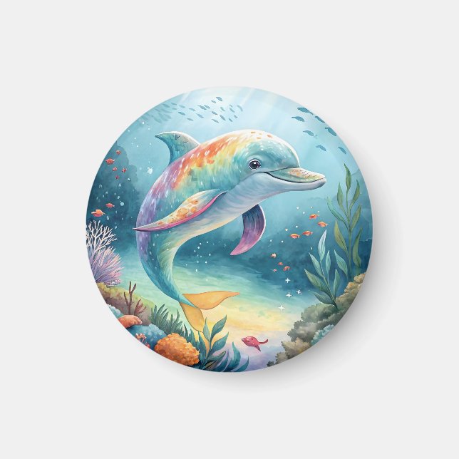 Underwater Dolphin Magnet (Front)