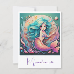 " UNDERWATER ENCHANTRESS " POSTCARD