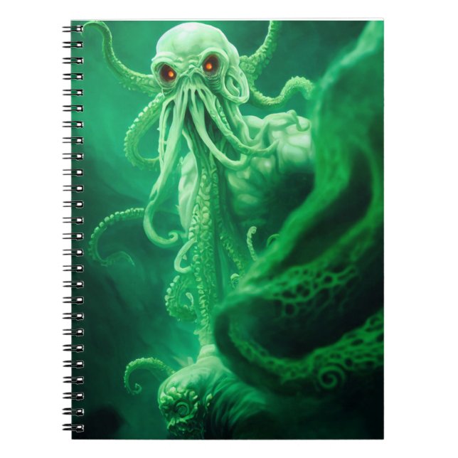 Underwater Encounter with Cthulhu Notebook (Front)