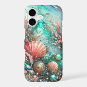 Underwater Fantasy Coral Glitter Seashells