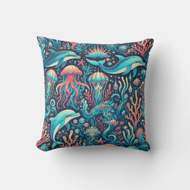 Underwater Fantasy Cushion (Front)