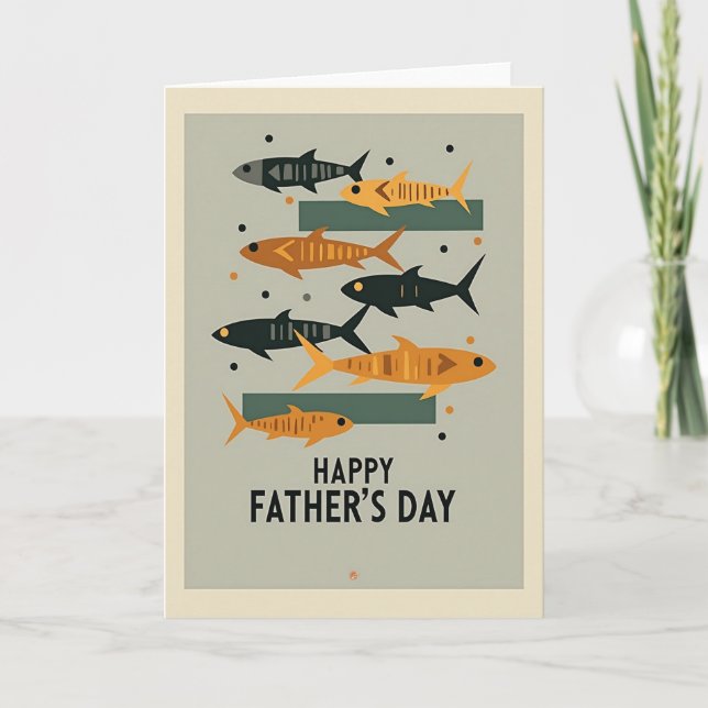 Underwater Fathers Day Card (Front)