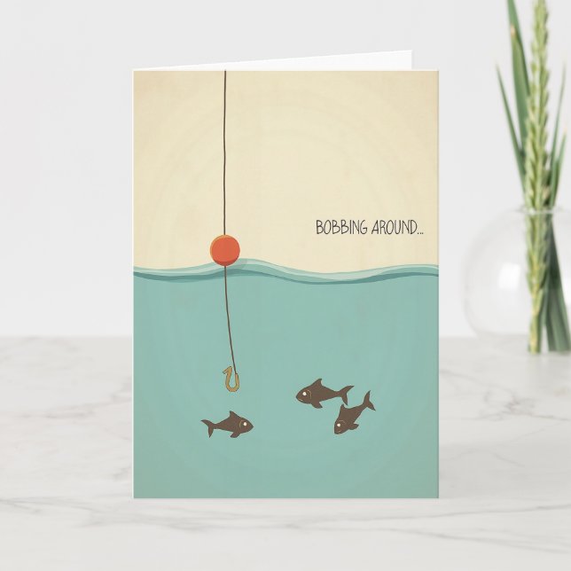 Underwater Fathers Day Float Card (Front)