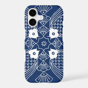 Underwater Fish Design with Blue Background
