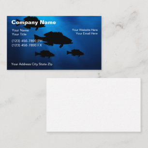 Underwater Fishing Business Cards