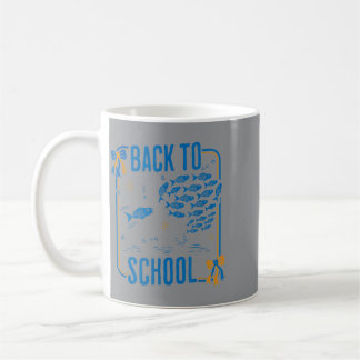 Underwater Fun Colourful School Of Fish Coffee Mug