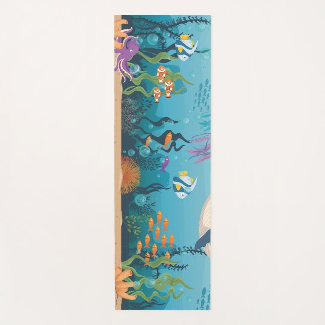 Underwater Fun Yoga Mat (Front)