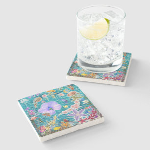 Underwater Garden Stone Coaster