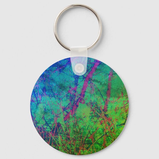 Underwater Graffiti  Key Ring (Front)