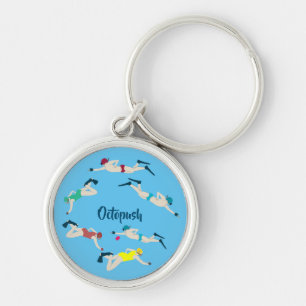 Underwater Hockey Key Ring