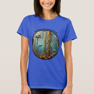 Underwater Kelp Forest with Fish and Lobster URM T-Shirt