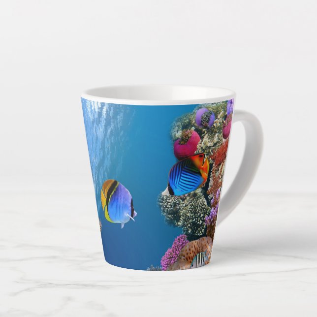 Underwater Latte Mug (Right Angle)