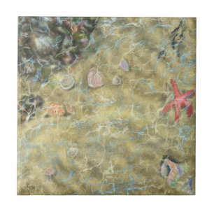 Underwater Life Ceramic Tile - Wonderful World