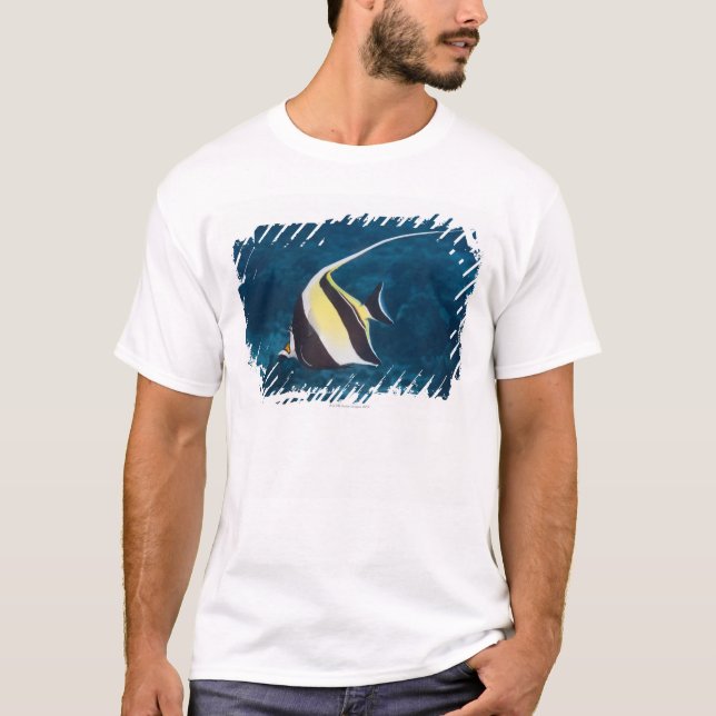 Underwater life;FISH: A Moorish Idol (Zanclus T-Shirt (Front)