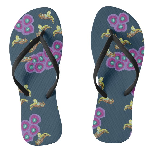 Underwater life flip flops (Footbed)