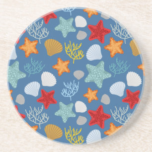 Underwater Life Pattern Coaster