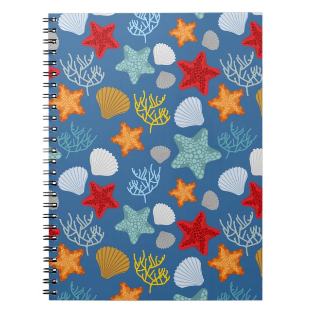 Underwater Life Pattern Notebook (Front)