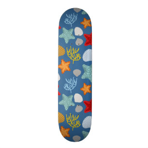 Underwater Life Pattern Skateboard