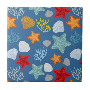 Underwater Life Pattern Tile