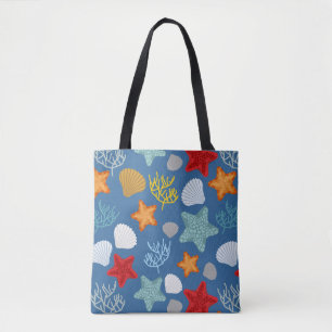 Underwater Life Pattern Tote Bag