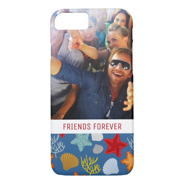 Underwater Life Pattern | Your Photo & Text Case-Mate iPhone Case (Back)